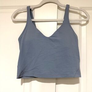 LULULEMON ALIGN TANK  SZ 8 Gray/Blue tag removed